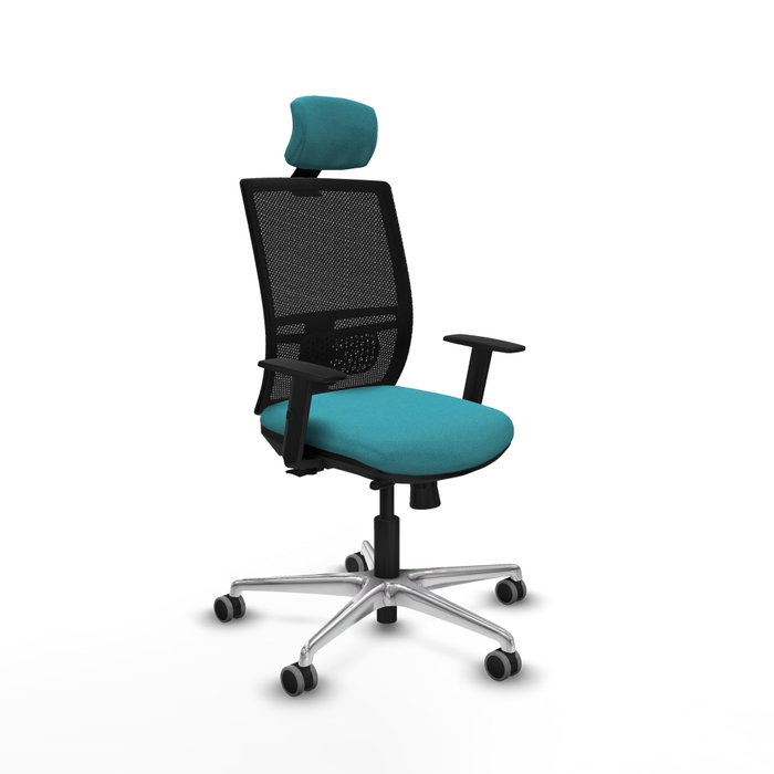 PIQUERAS Y CRESPO Silla de oficina Yunquera Turquesa y Negro PIQUERAS Y CRESPO Silla de oficina Yunquera Turquesa y Negro