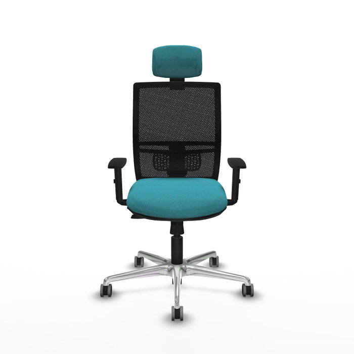 PIQUERAS Y CRESPO Silla de oficina Yunquera Turquesa y Negro PIQUERAS Y CRESPO Silla de oficina Yunquera Turquesa y Negro