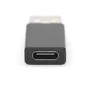 Ewent EW9650 Adaptador USB-A a USB-C, USB 3.0, Transferencia 5 Gbps, Carga hasta 3A/15W, Plug and Play, Carcasa Aluminio
