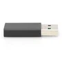 Ewent EW9650 Adaptador USB-A a USB-C, USB 3.0, Transferencia 5 Gbps, Carga hasta 3A/15W, Plug and Play, Carcasa Aluminio