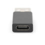 Ewent EW9650 Adaptador USB-A a USB-C Negro con Carcasa de Aluminio