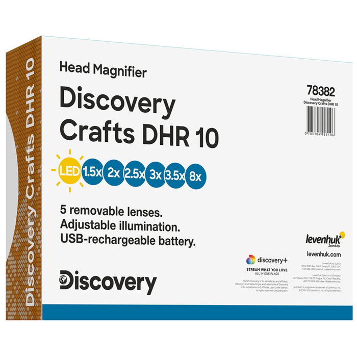 Discovery Crafts DHR 10 Head Magnifier recargable
