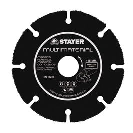 Stayer Disco Corte Multimaterial para Madera con Clavos Plástico Yeso Ø125 x 22,2 mm