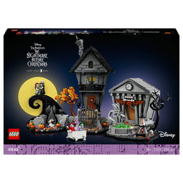 LEGO Ideas Disney 21351 Tim Burton's The Nightmare Before Christmas Set de Construcción - 2193 Piezas, Edad 18+