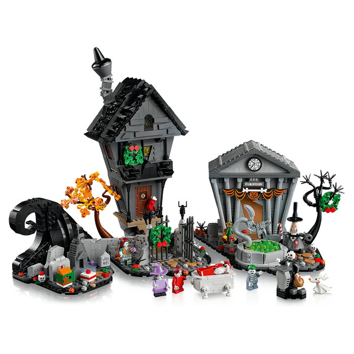 LEGO Ideas Disney 21351 Tim Burton's The Nightmare Before Christmas Set de Construcción - 2193 Piezas, Edad 18+