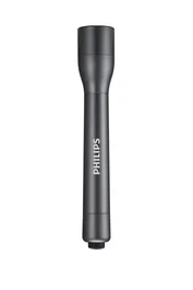 Philips Linterna LED de Toque SFL4002T/10, Negro, 110 Lúmenes, Resistente al Agua IPX4, Funciona con 2 Baterías AA