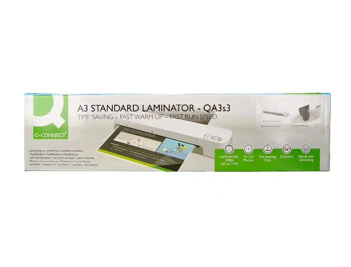 Q-connect Plastificadora KF19091 DIN A4 Estándar 2 Rodillos hasta 125 micras