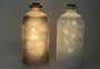 DKD Home Decor Decoración Luminosa Cristal 11x11x25 Bote Surtido de 2