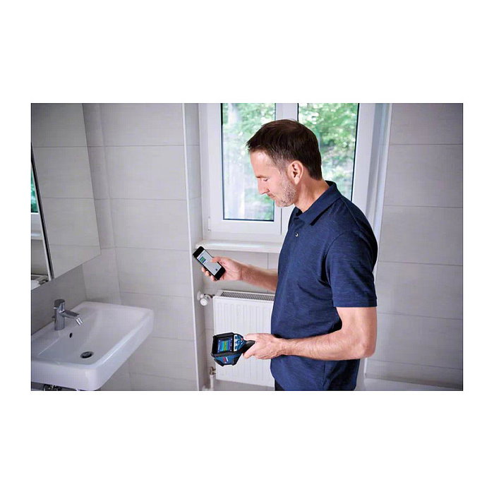 Bosch Professional GTC 600 C Cámara Térmica con Batería 12V 2.0Ah y L-Boxx