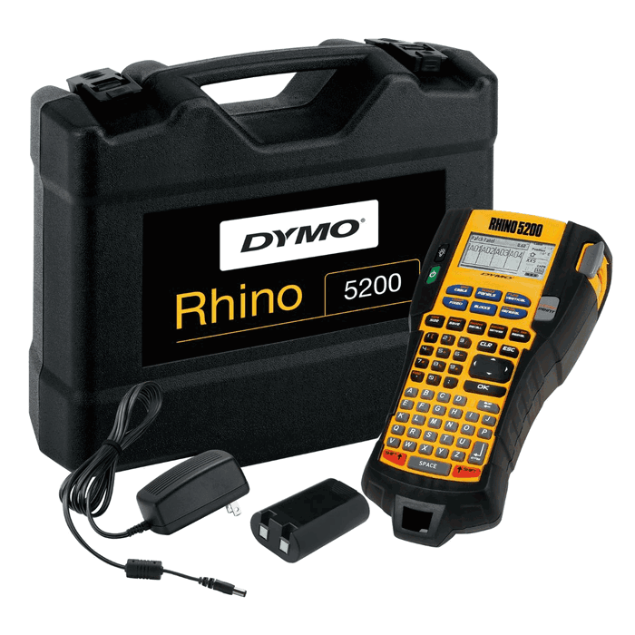 Dymo Rhino 5200 Kit con Maletín Etiquetadora Industrial ABC Dymo Rhino 5200 Kit con Maletín Etiquetadora Industrial ABC