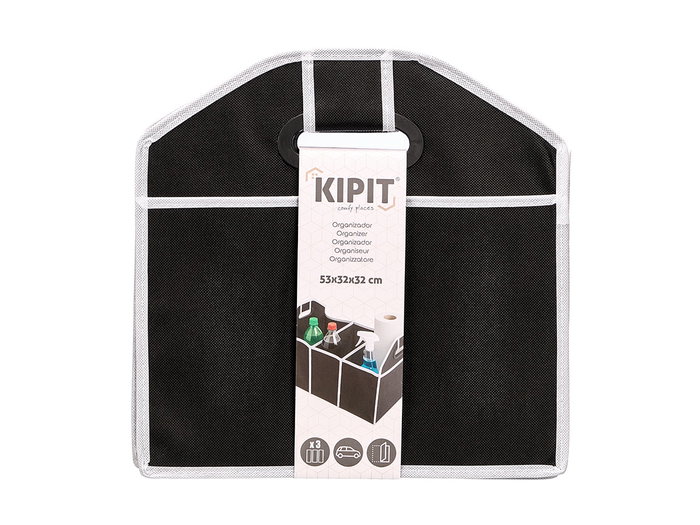 KIPIT Organizador 3 Compartimentos Negro KIPIT Organizador 3 Compartimentos Negro