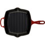 Le Creuset Sartén Grill Cuadrada de Hierro Fundido 26 cm Rojo Cereza