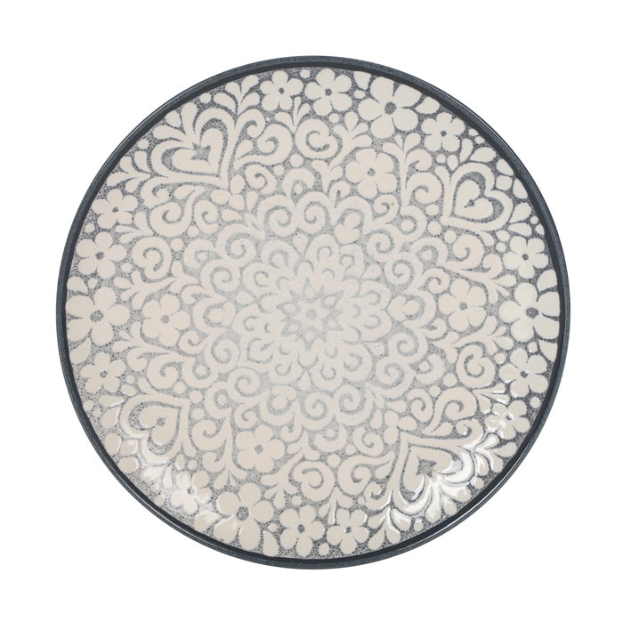 La Mediterranea Plato Llano 26cm Azurill Monaco Brillo