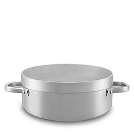 Vollrath Pujadas Cazuela sin tapa de aluminio, 32 cm de diámetro x 12.5 cm de alto, capacidad 10 litros