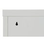 DKD Home Decor Mueble TV Metal Taquilla Blanco 120x40x58