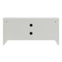 DKD Home Decor Mueble TV Metal Taquilla Blanco 120x40x58
