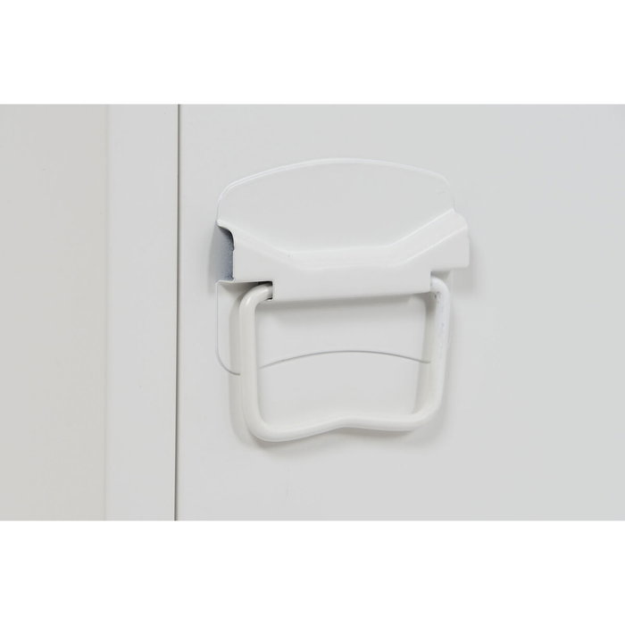 DKD Home Decor Mueble TV Metal Taquilla Blanco 120x40x58