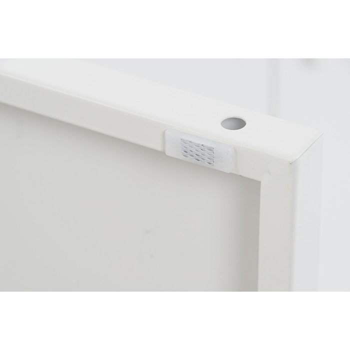DKD Home Decor Mueble TV Metal Taquilla Blanco 120x40x58