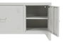 DKD Home Decor Mueble TV Vintage Blanco Metal 120 x 40 x 58 cm