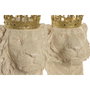 DKD Home Decor Figuras de Resina León y Tigre, Pack de 2