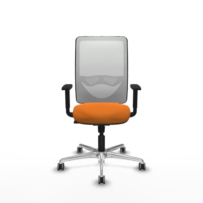 PIQUERAS Y CRESPO Silla de oficina Zulema Naranja y Blanco PIQUERAS Y CRESPO Silla de oficina Zulema Naranja y Blanco