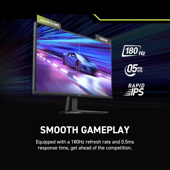 MSI MAG 275QF E20 Monitor 27 pulg. Rapid IPS WQHD 200Hz Negro
