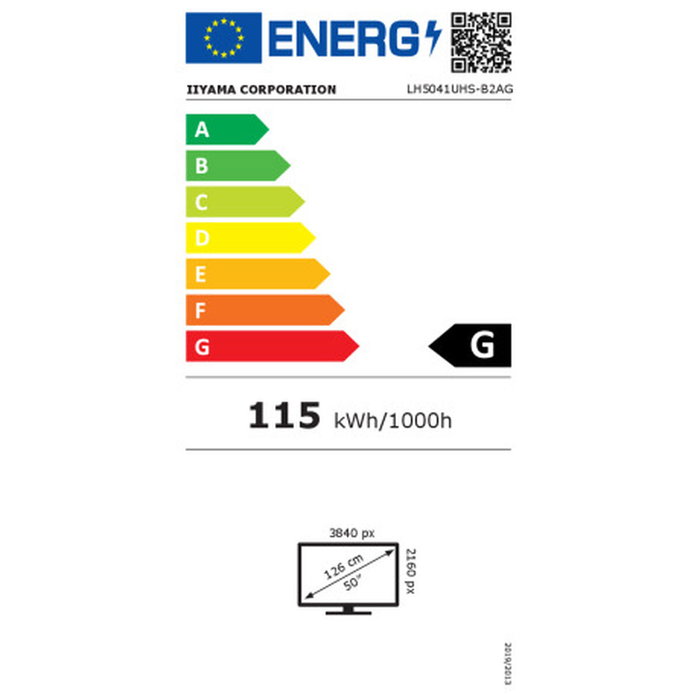 Iiyama ProLite LH6565UHSB-B1 65 pulg. 4K UHD IPS
