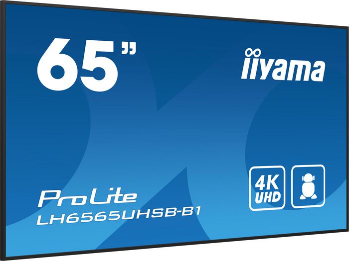 Iiyama LH6565UHSB-B1 Monitor de 65 pulg. 4K UHD IPS Android 11 Iiyama LH6565UHSB-B1 Monitor de 65 pulg. 4K UHD IPS Android 11