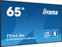 Iiyama LH6565UHSB-B1 Monitor 65" UHD IPS Panel 800cd/m² 24/7 Operation Android 11