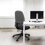PIQUERAS Y CRESPO Silla de oficina Cilanco Gris con mecanismo Sincro/Traslack