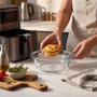 Pyrex® Fuente Redonda de Vidrio Airfryer 20 cm - 1,1 L de color Transparente