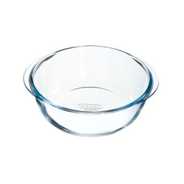 Pyrex® Fuente Redonda de Vidrio Airfryer 20 cm - 1,1 L de color Transparente