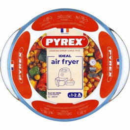 Pyrex® Fuente Redonda de Vidrio Airfryer 20 cm - 1,1 L de color Transparente