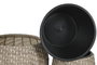 Macetero Terraza Y Jardin DKD Home Decor Natural 49 x 36 x 49 cm Set de 3