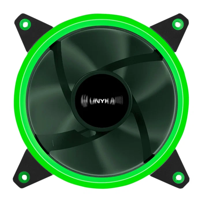 Unykach Ventilador PC Gaming Candy 20 Ring 120mm Verde