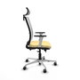 PIQUERAS Y CRESPO Silla de oficina Haches Sincro/Traslack Crema y Blanco