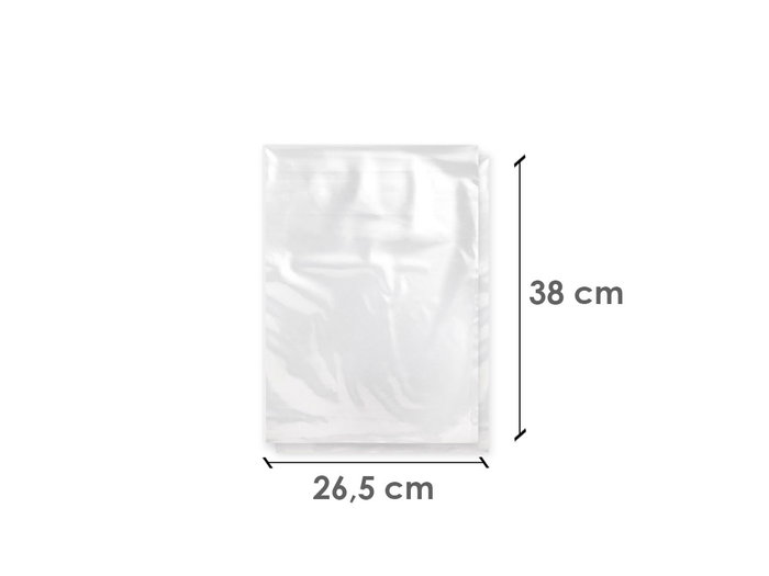 Kinvara Set 24 Bolsas Horno Microondas Plástico Transparente 22.5 x 15 cm (Set de 48)