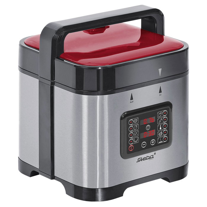 Steba DD 1 ECO Olla a presión de vapor, 5 l, Negro / Plata Steba DD 1 ECO Olla a presión de vapor, 5 l, Negro / Plata