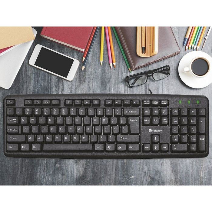 Tracer Maverick Teclado de Membrana USB Negro Full-size Tracer Maverick Teclado de Membrana USB Negro Full-size