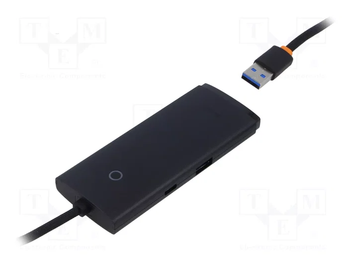 BASEUS Hub USB con 4 puertos USB-A y 1 puerto USB-C, Negro BASEUS Hub USB con 4 puertos USB-A y 1 puerto USB-C, Negro
