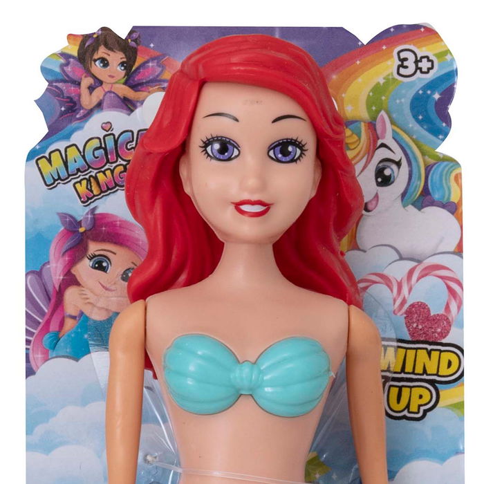 HTI Muñecas Sirenas Wind Up Exp. 12 Unidades +3 Años