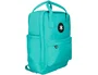 Antartik Mochila Cubo Menta 300x115x390 mm con Bolsillos Exteriores, Compartimento Portátil y Asas Metálicas, Adaptable a Carrito
