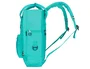 Antartik Mochila Cubo Menta 300x115x390 mm con Bolsillos Exteriores, Compartimento Portátil y Asas Metálicas, Adaptable a Carrito