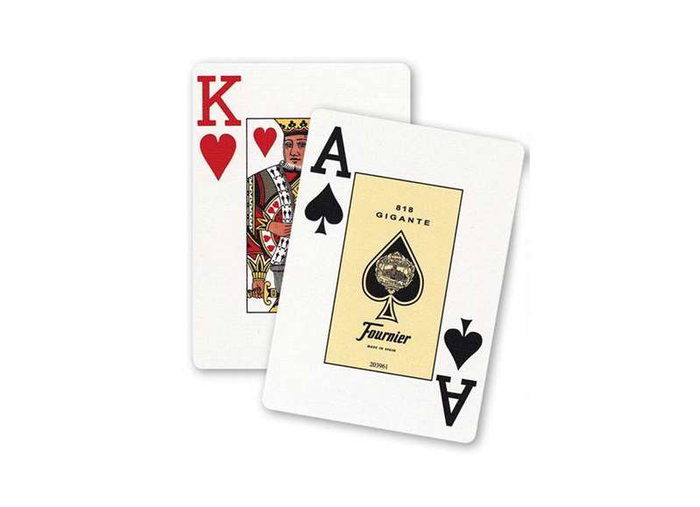 Fournier Baraja Poker Inglés 55 Cartas Nº818 Estuche Cartulina