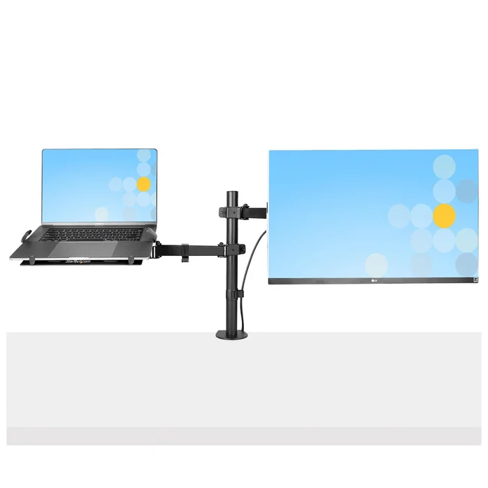StarTech Brazo Soporte Ajustable para Monitor con Bandeja VESA y Portátil