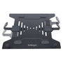 StarTech.com Brazo Soporte Ajustable para Monitor y Portátil con Bandeja VESA, Negro
