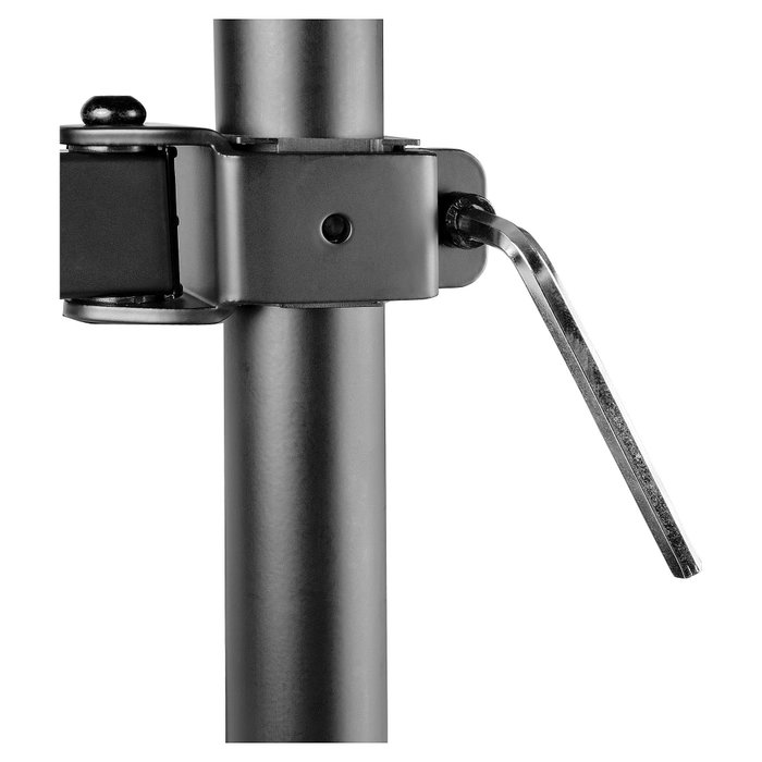 StarTech.com Brazo Soporte Ajustable para Monitor y Portátil con Bandeja VESA, Negro
