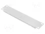 Lanberg Tapón 1U para gabinetes de 10 pulgadas, gris
