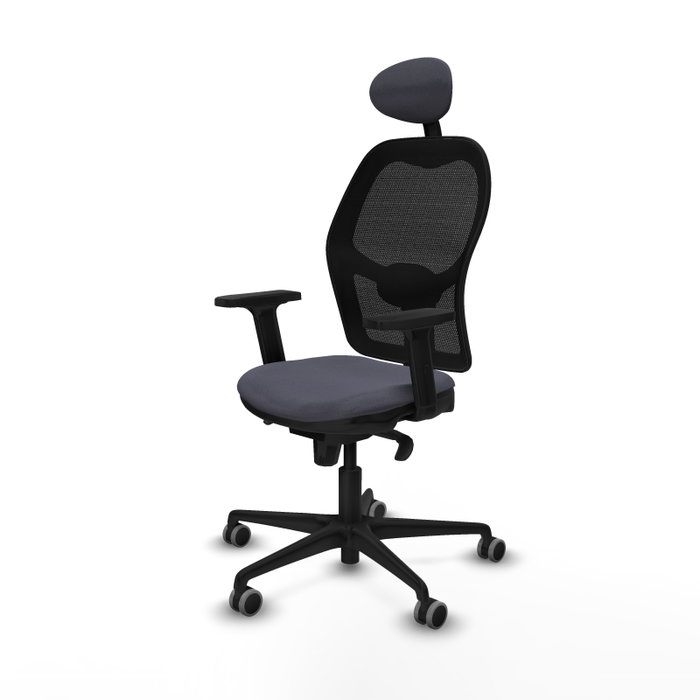 PIQUERAS Y CRESPO Silla de oficina Jorquera Gris oscuro y Negro PIQUERAS Y CRESPO Silla de oficina Jorquera Gris oscuro y Negro