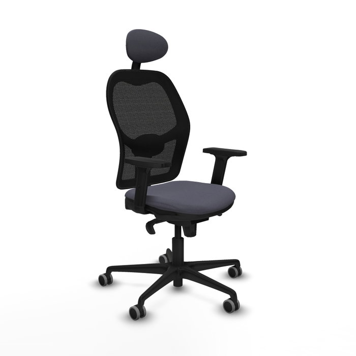 PIQUERAS Y CRESPO Silla de oficina Jorquera Gris oscuro y Negro PIQUERAS Y CRESPO Silla de oficina Jorquera Gris oscuro y Negro